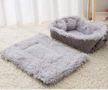 Plush Soft Cat Bed