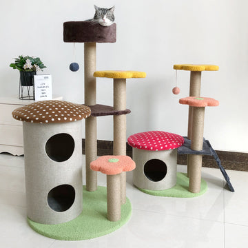 Multi-layer Large Cat Climbing Tree