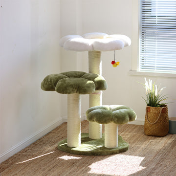 Flower and Clover Cat Tree Nest