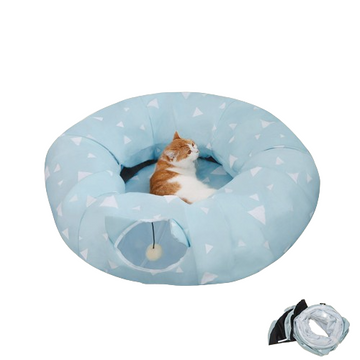 Foldable Cat Tunnel Bed