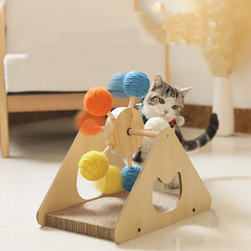 Rotary Cat Scratch Toy